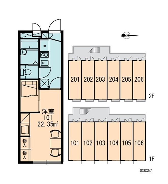 東京都東大和市仲原2(アパート)の賃貸物件のその他画像