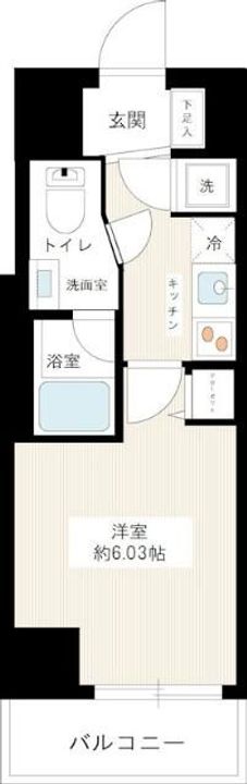 東京都中野区松が丘2(マンション)の賃貸物件の間取り