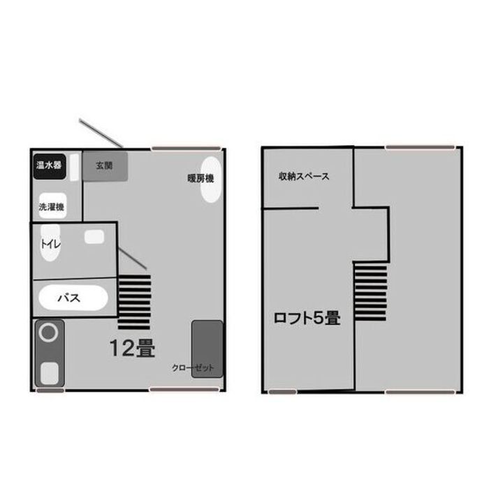 逍遙館の間取り