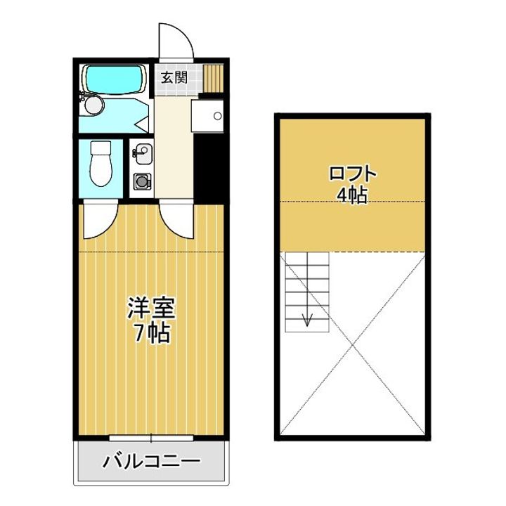 サンシャイン高丸の間取り