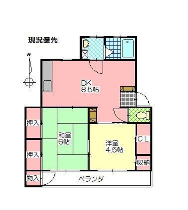 ハイム照波園の間取り