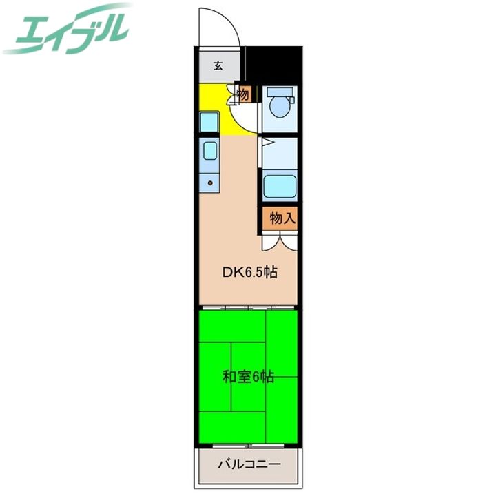 エリートハイツ伊賀の間取り
