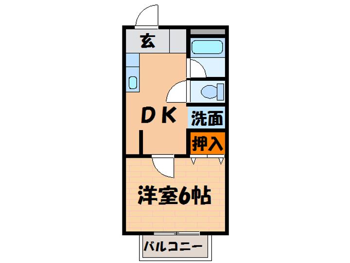 ファインハイツ浜田の間取り