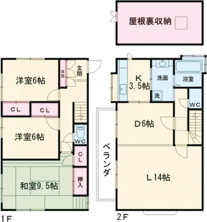 エーデルワイスの間取り