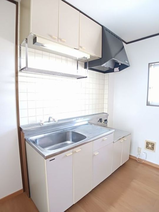 福島県福島市八木田字神明(アパート)の賃貸物件のキッチン