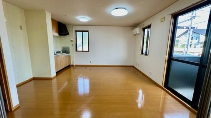 福島県いわき市常磐湯本町栄田(アパート)の賃貸物件の居間