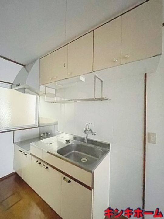 広島県広島市中区富士見町(マンション)の賃貸物件のキッチン