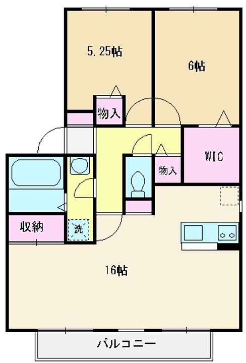 埼玉県朝霞市根岸台7(アパート)の賃貸物件の間取り