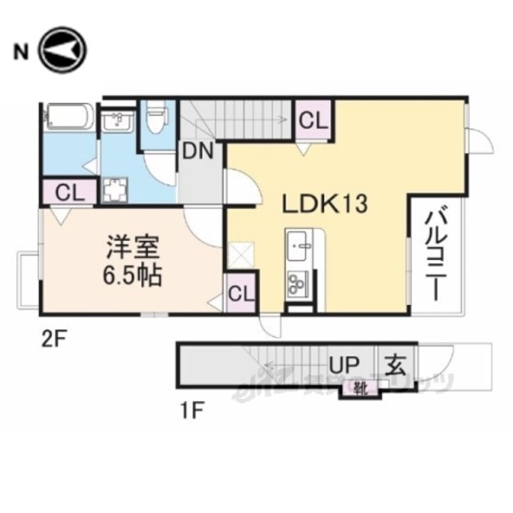 パルテール池田2の間取り