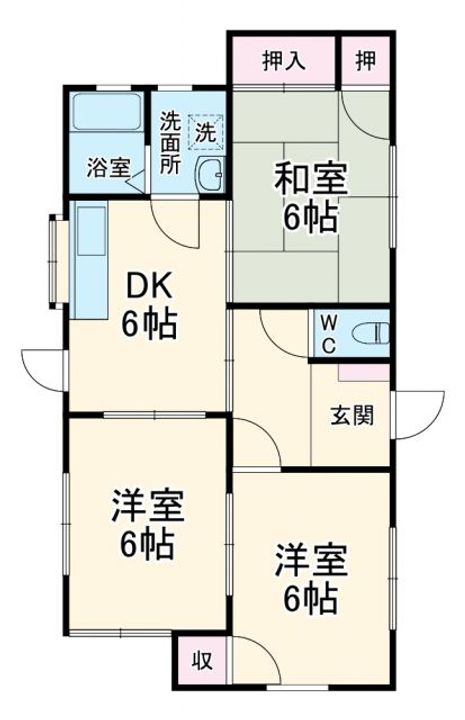 静岡県袋井市神長(一戸建)の賃貸物件の間取り