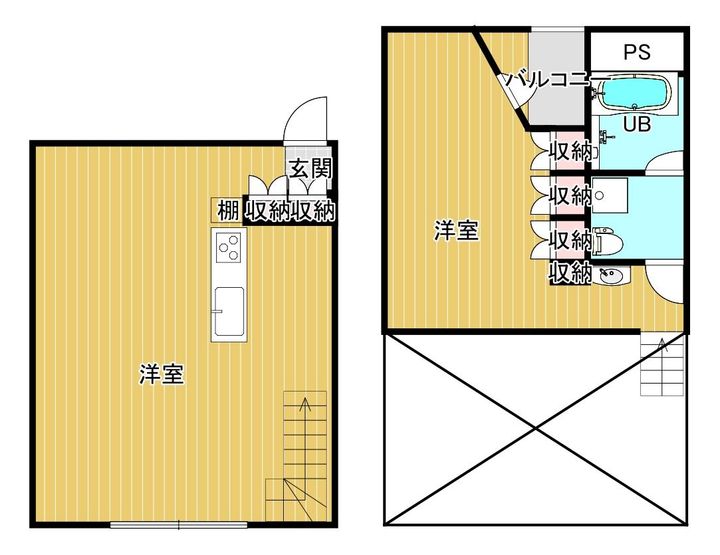山形県山形市鉄砲町2(マンション)の賃貸物件の間取り