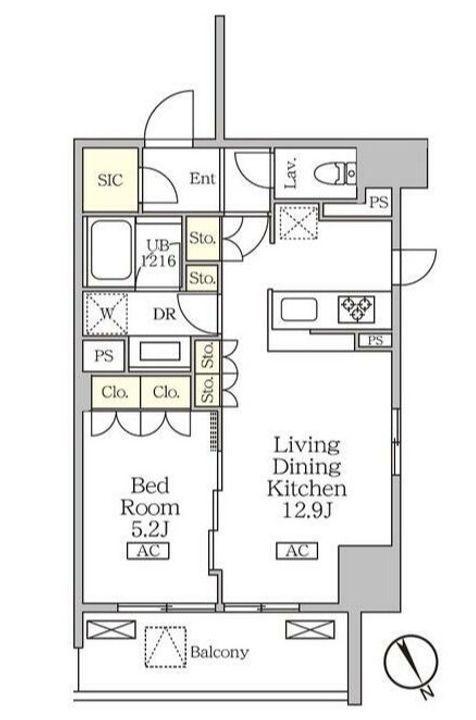 リーフシティ市川 ザ・レジデンスの間取り
