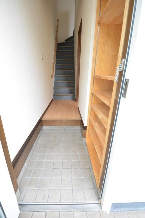 岡山県倉敷市松島(一戸建)の賃貸物件の玄関