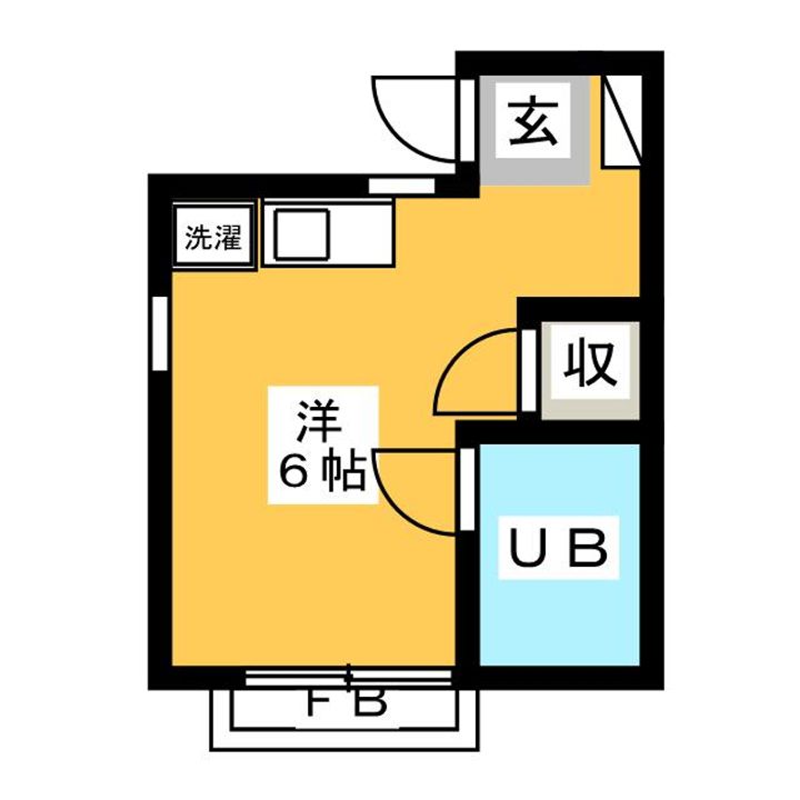 赤坂マンションの間取り