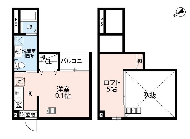 Lucie鳴海(ルシエ鳴海)の間取り
