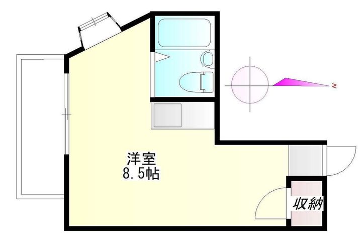 東京都国分寺市泉町3(アパート)の賃貸物件の間取り