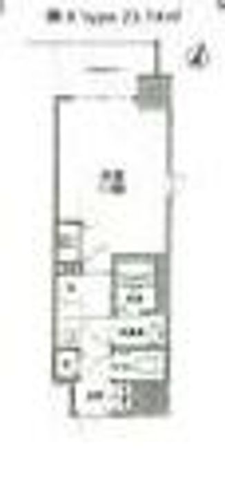 大阪府大阪市北区大淀中1(マンション)の賃貸物件の間取り