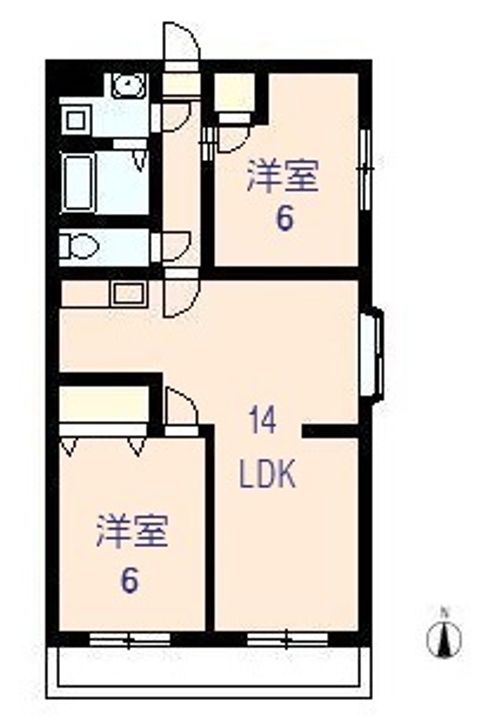 ブールヴァール陵南の間取り