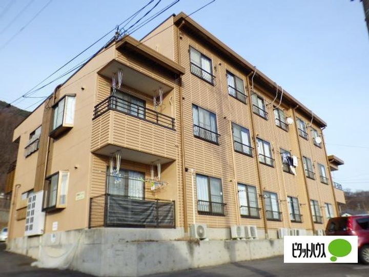 常磐城マンションの外観