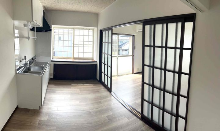 ひかりハイツ北棟の居間