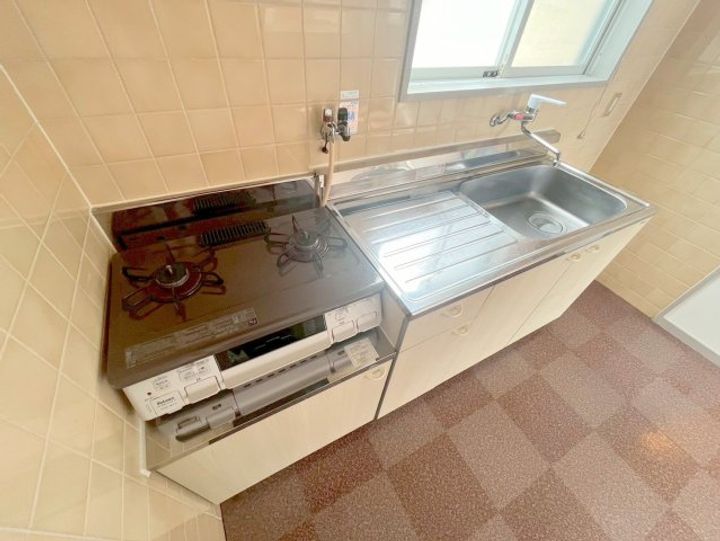 奈良県奈良市法蓮町(一戸建)の賃貸物件のキッチン