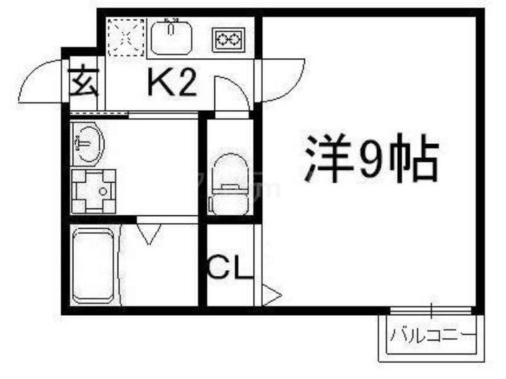 アークリード五条堀川の間取り