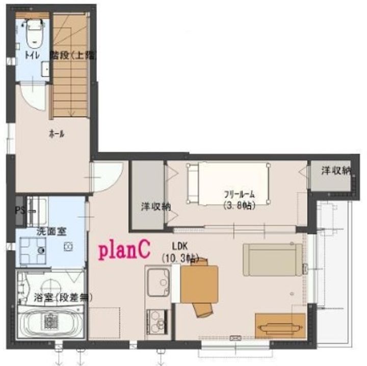 サインポスト東人丸の間取り