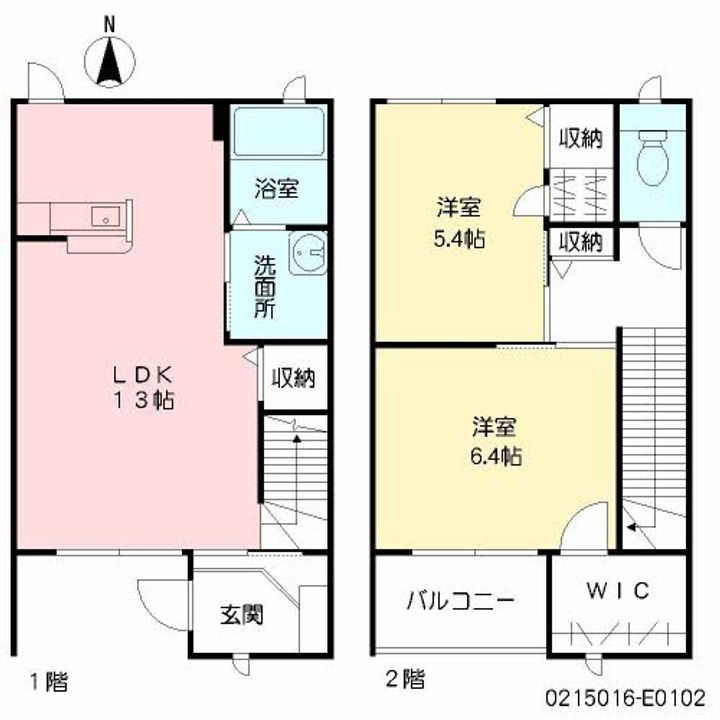 熊本県熊本市南区島町4(アパート)の賃貸物件の間取り