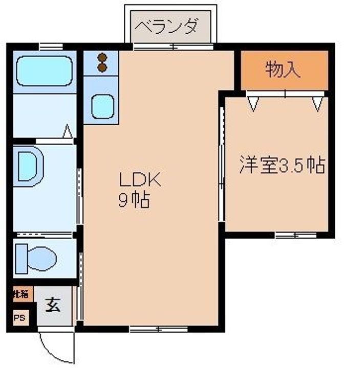 スライヴ追分の間取り
