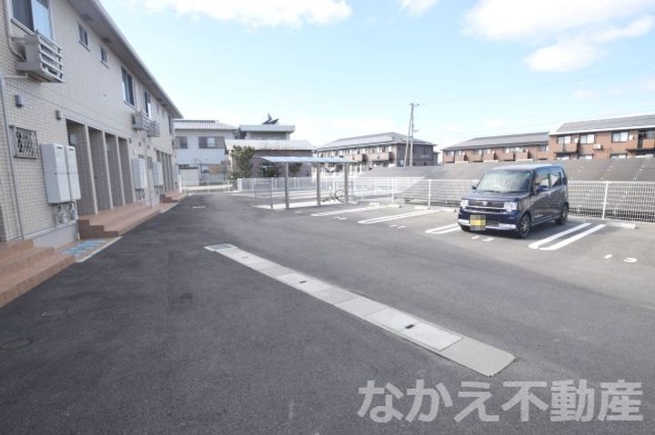 徳島県阿南市那賀川町上福井堂免(アパート)の賃貸物件の地図
