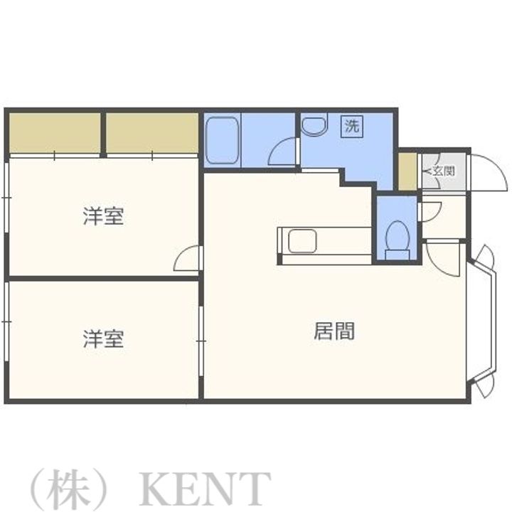 コーポオーホリ西野の間取り