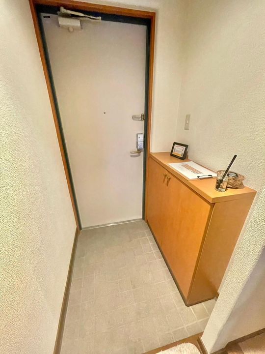 アミティあゆみ野IIの玄関
