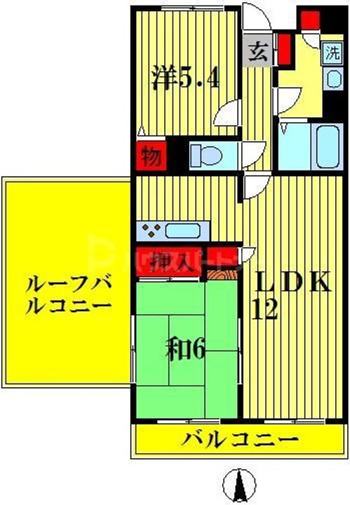 エスポワール新松戸の間取り