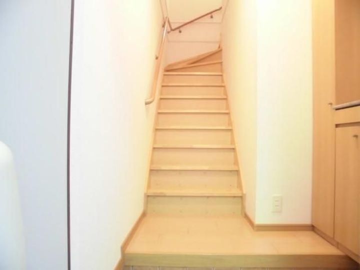 栃木県足利市五十部町(アパート)の賃貸物件の玄関