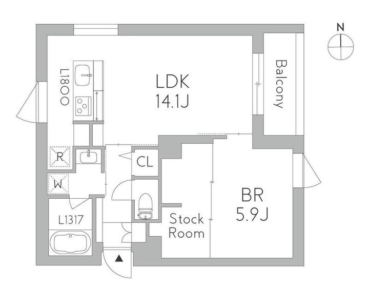 GranDuo千歳烏山の間取り