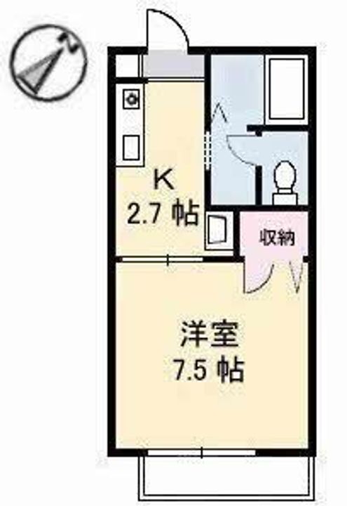 ノースヴェレッジ A棟の間取り