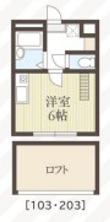 神奈川県大和市中央林間3(アパート)の賃貸物件の間取り