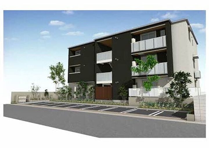 熊本県熊本市中央区国府3(マンション)の賃貸物件の地図