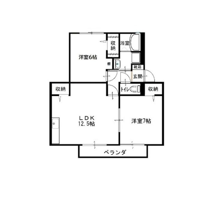 メゾン本山2号地(Wi-Fi)の間取り