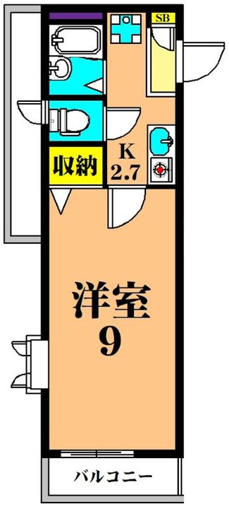 サンライズ西大井の間取り