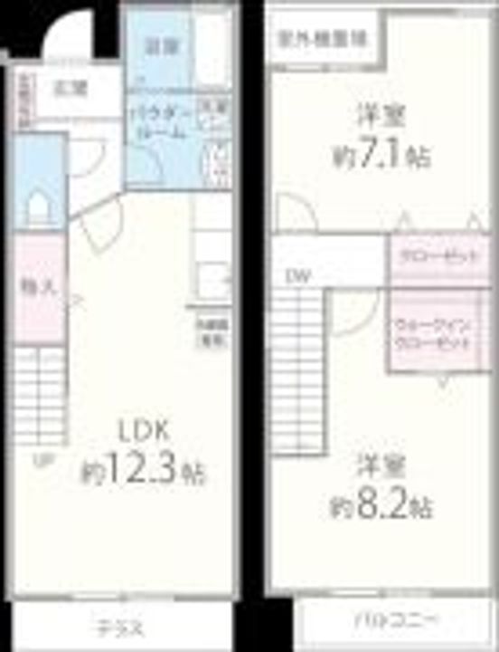 ウィステリア 菜花の間取り