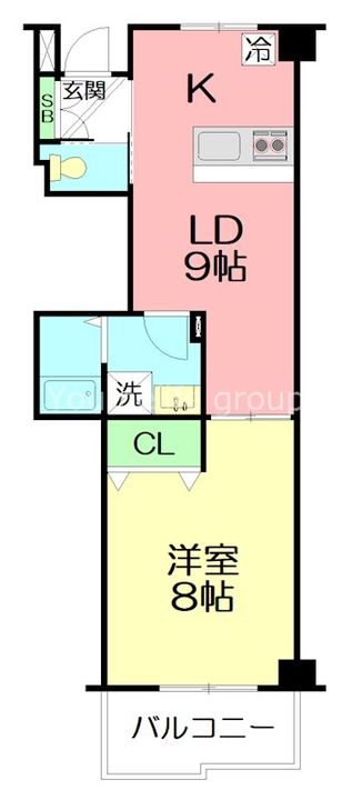 神奈川県海老名市国分南3(マンション)の賃貸物件の間取り