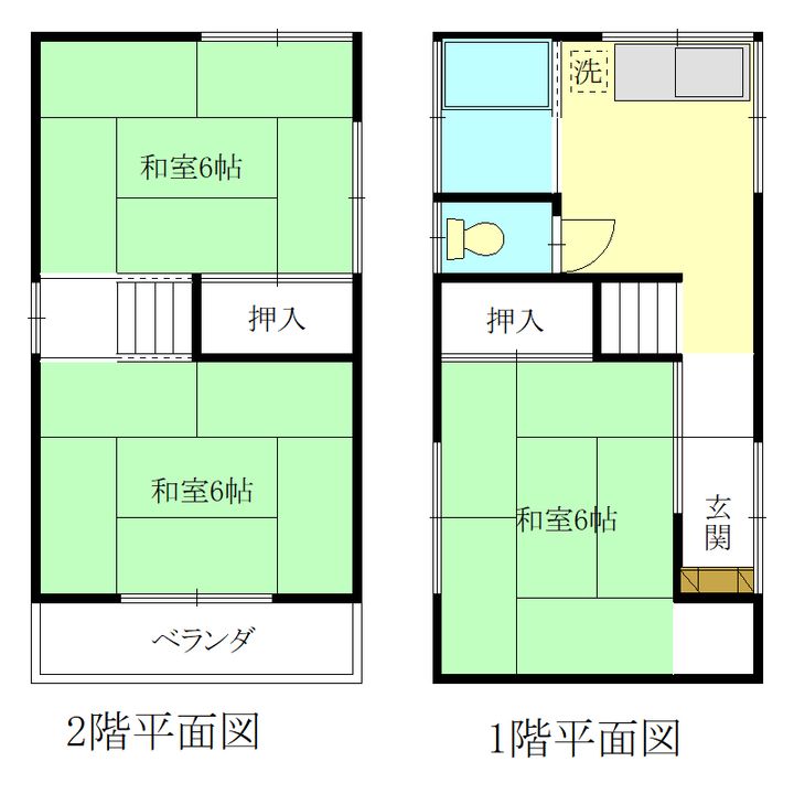 東京都江東区北砂3(一戸建)の賃貸物件の間取り