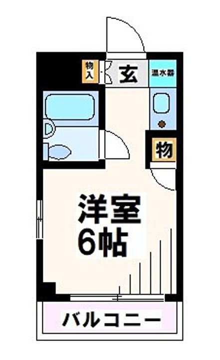 東京都府中市宮西町4(マンション)の賃貸物件の間取り