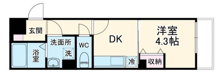 コンフォートフロンティアの間取り