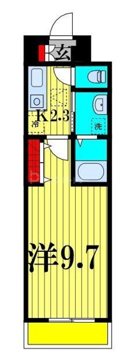 千葉県船橋市宮本4(アパート)の賃貸物件の間取り