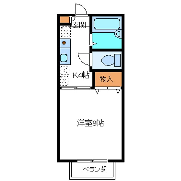 ビューパレーIIの間取り