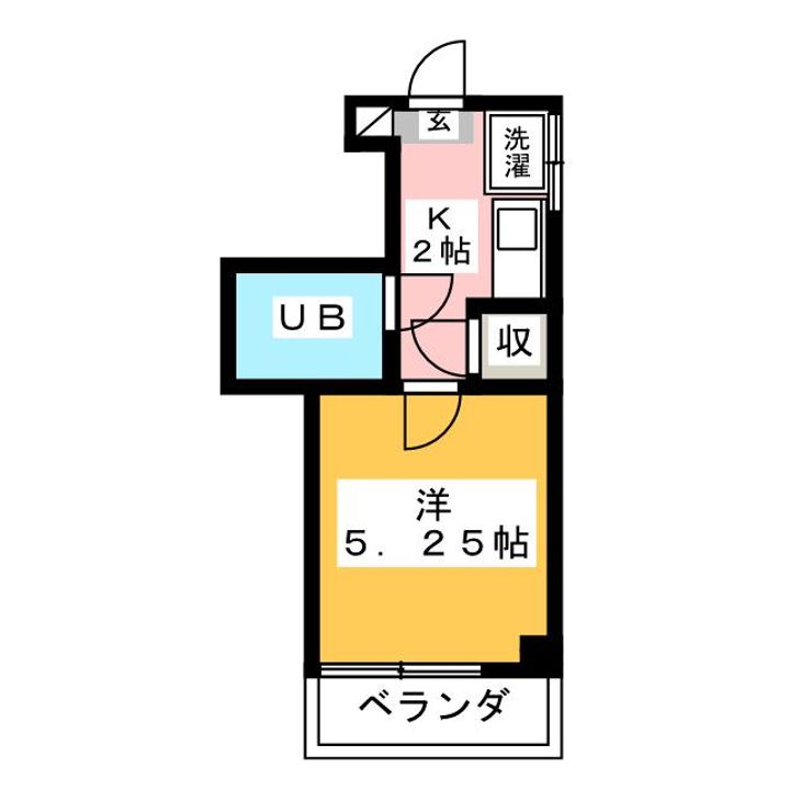 コンフォール煉瓦館の間取り