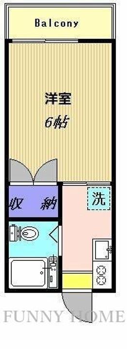 東京都世田谷区若林4(アパート)の賃貸物件の間取り