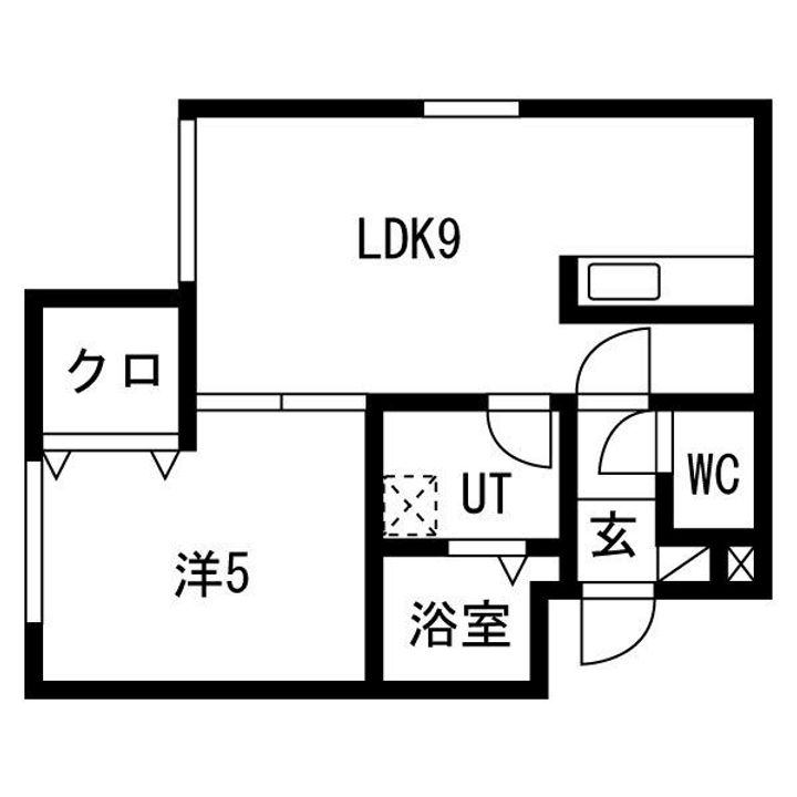 北海道札幌市中央区南三条西12(マンション)の賃貸物件の間取り